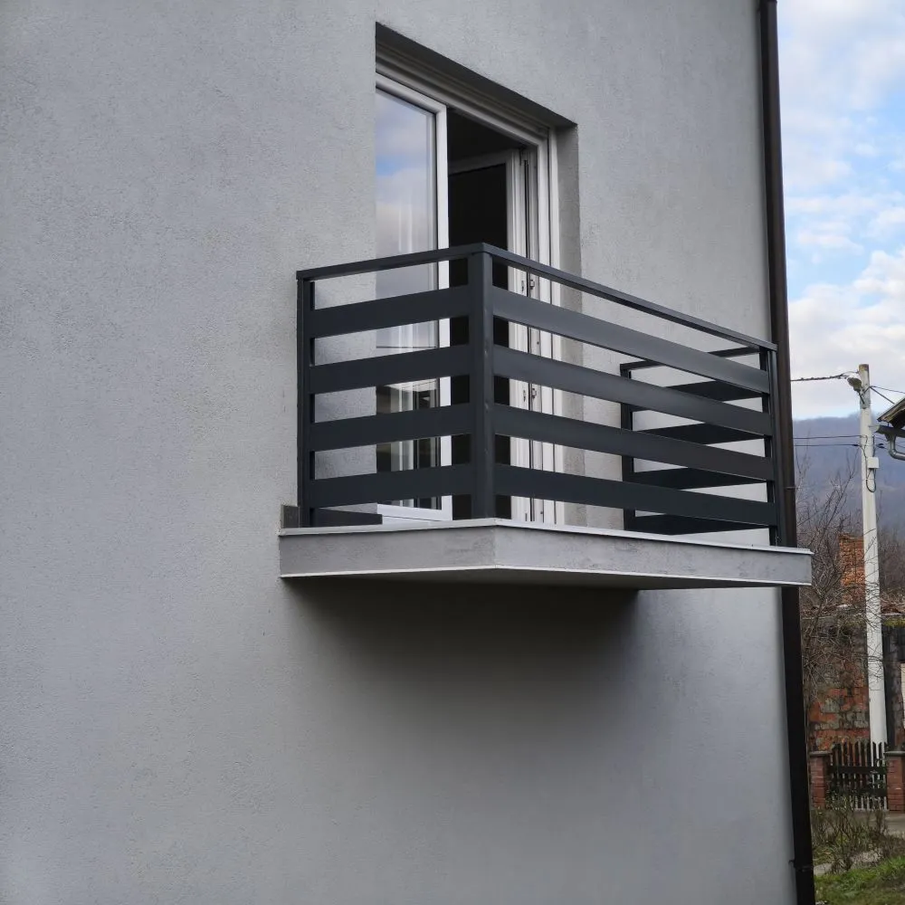 aluminijske ispune na ogradi balkona
