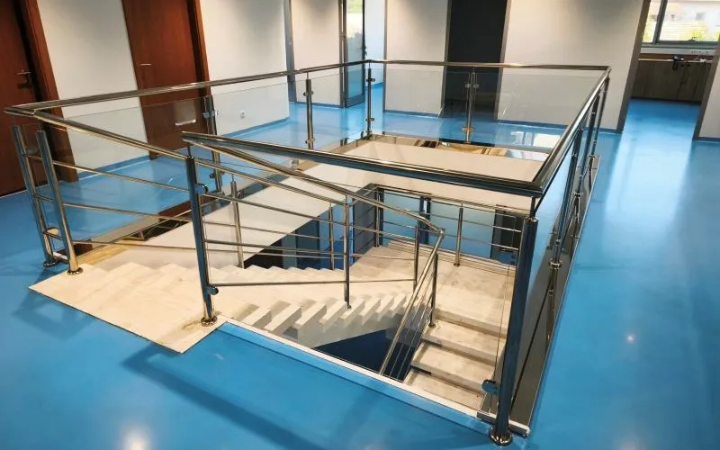 Inox ograde na galeriji i stepenicama